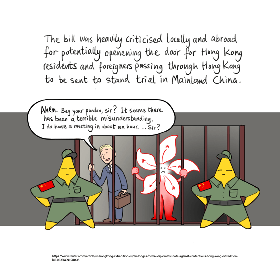 Hong Kong extradition bill comic 2